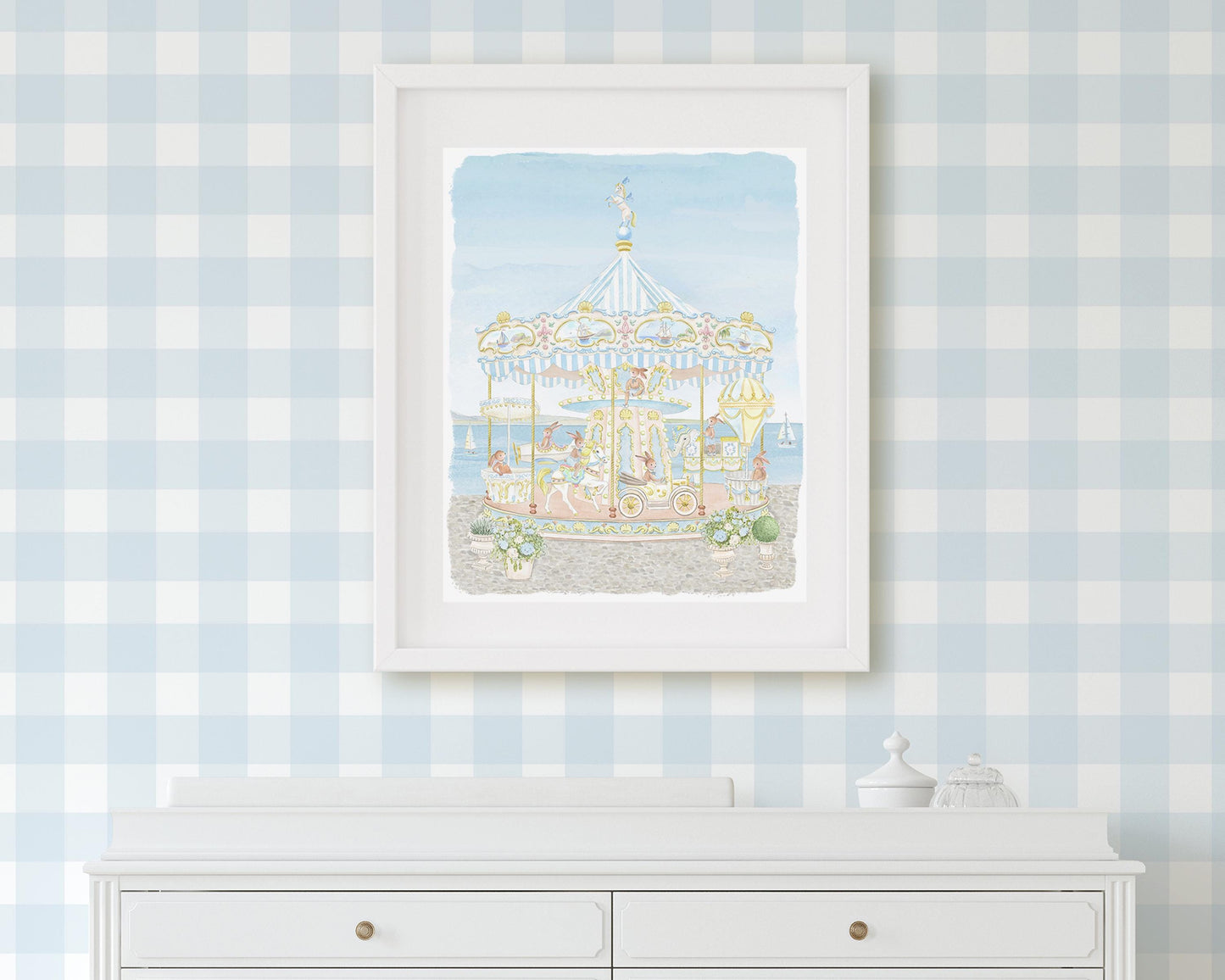 Parisian Carousel Art Print