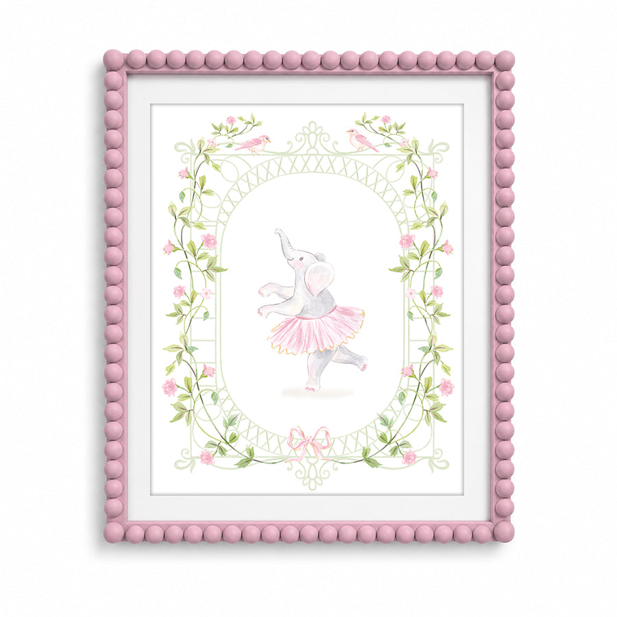 Ballet Elephant Fine Art Print
