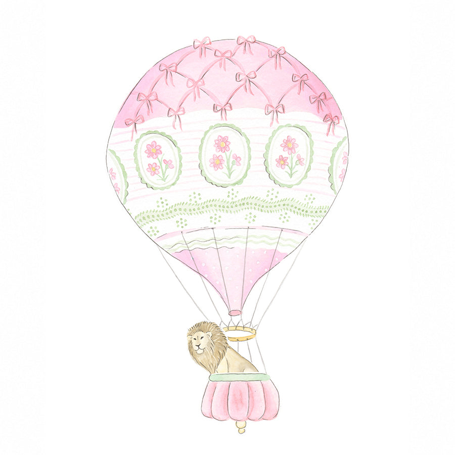 Balloon Lion Fine Art Print