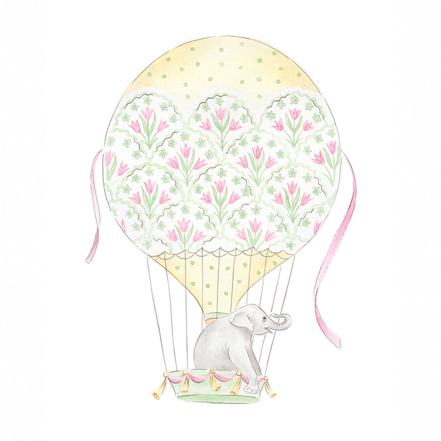 Balloon Elephant Fine Art Print