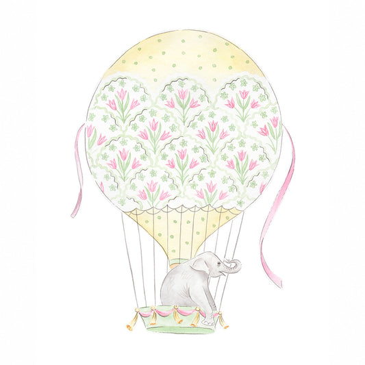 Balloon Elephant Fine Art Print