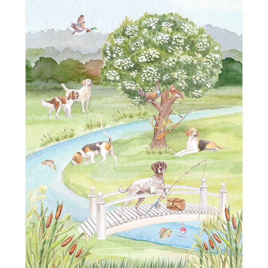 Hunting Dogs Art Print