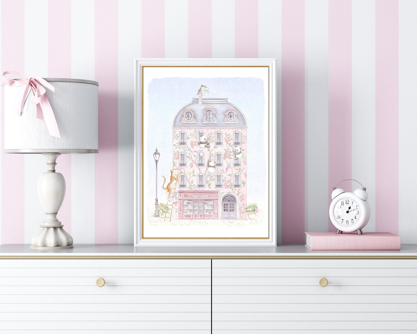 Paris Patisserie Watercolor Art Print