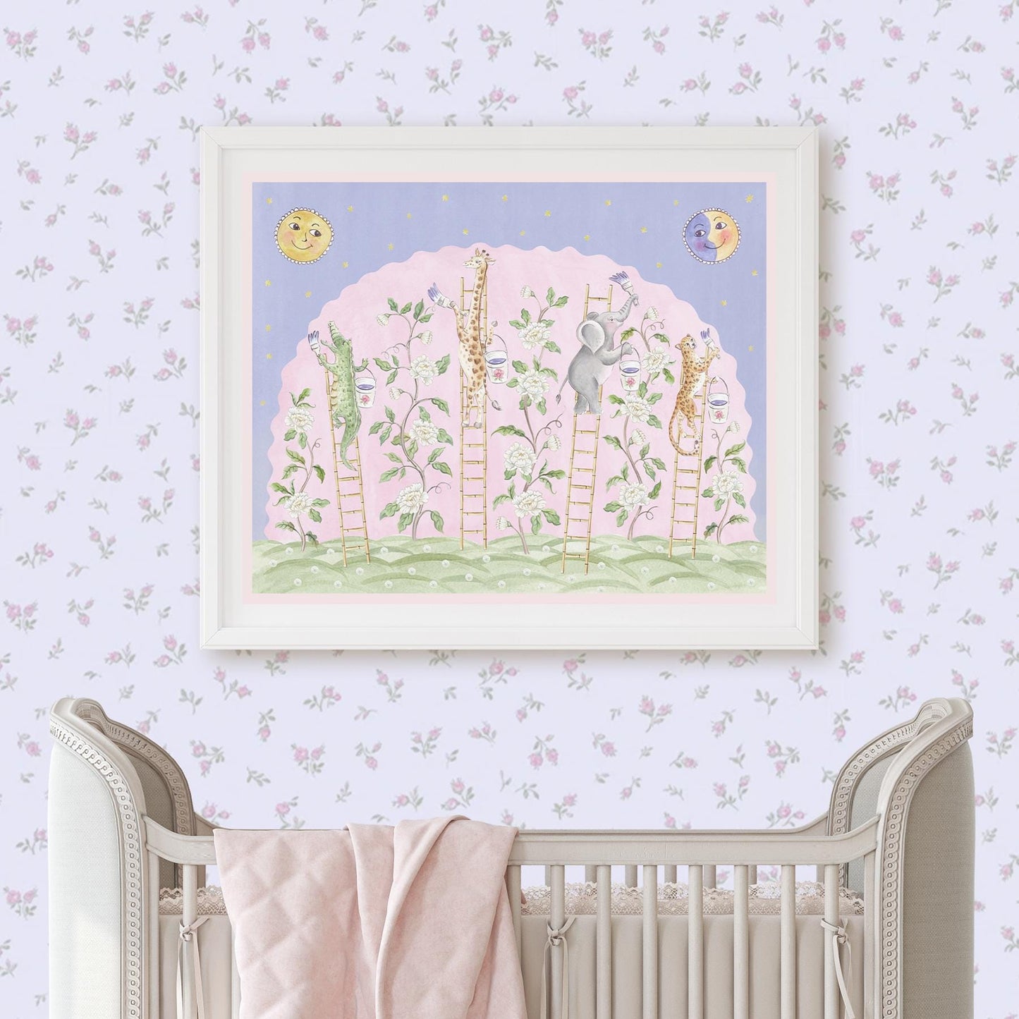 Safari Animals Nursery Art Print