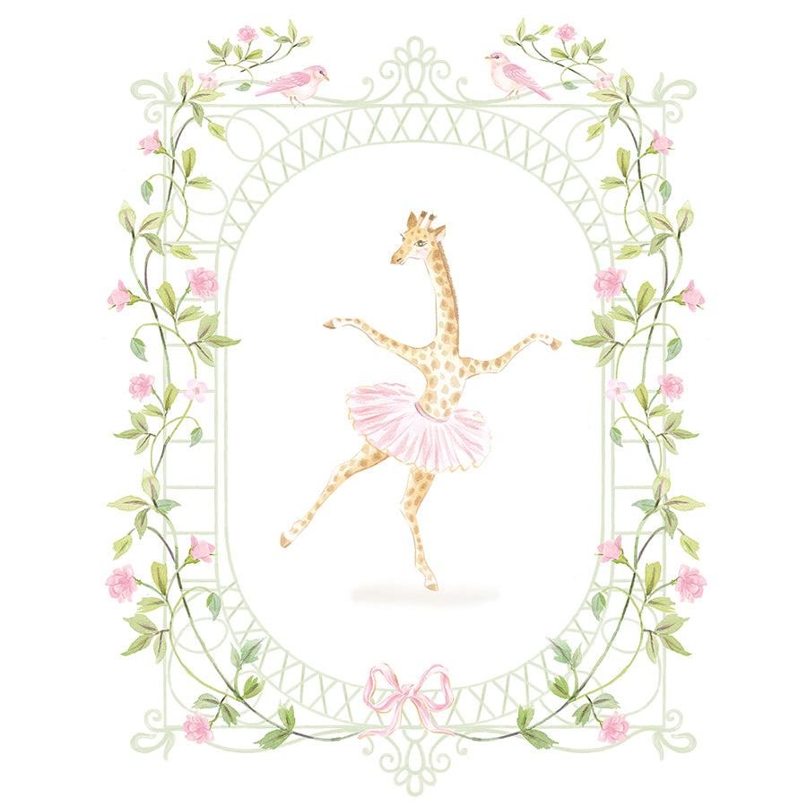 Ballet Giraffe Fine Art Print