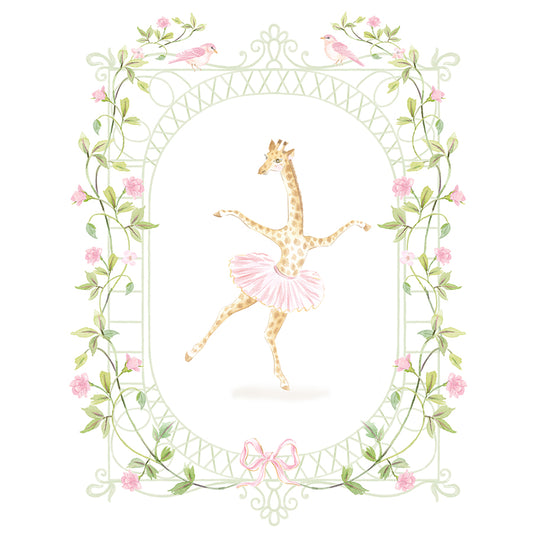 Ballet Giraffe Fine Art Print