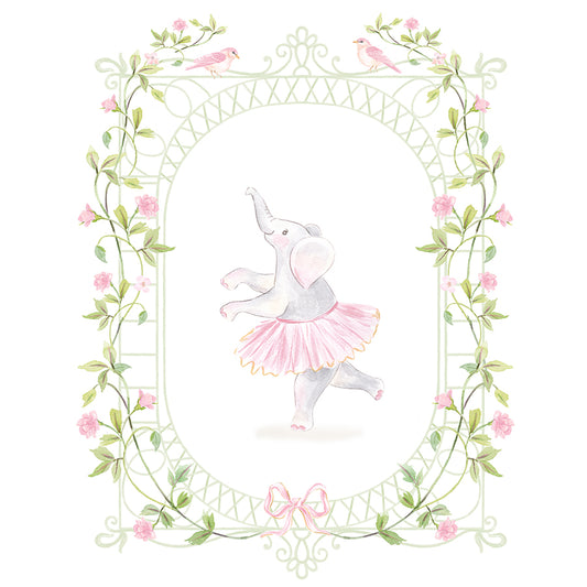 Ballet Elephant Fine Art Print
