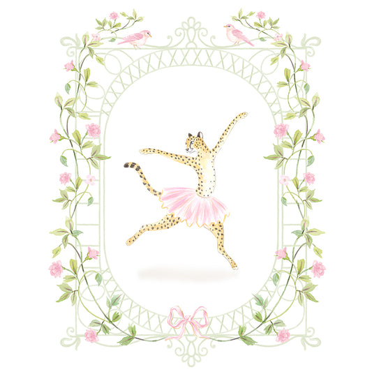 Ballet Cheetah Fine Art Print
