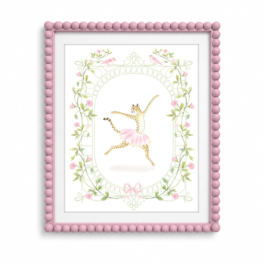 Ballet Cheetah Fine Art Print