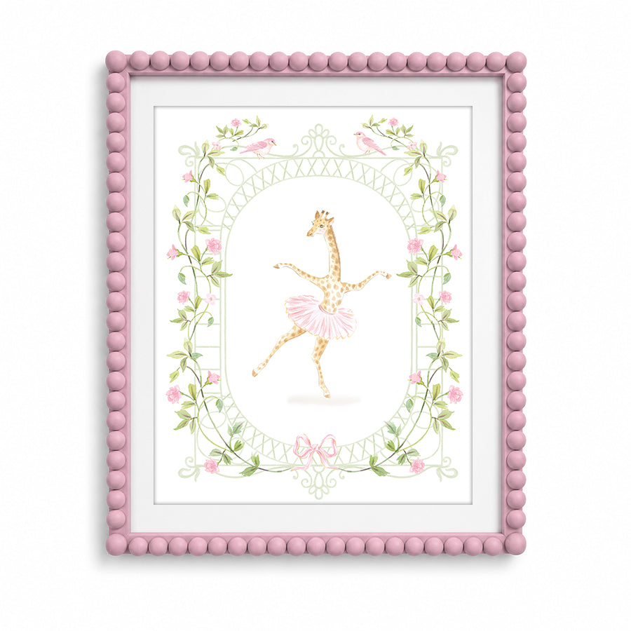 Ballet Giraffe Fine Art Print