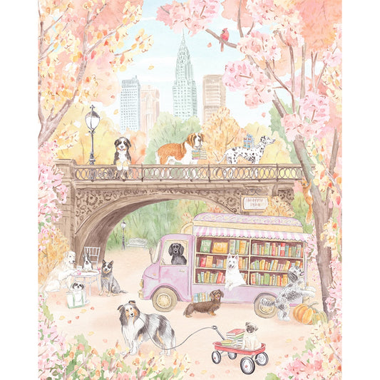 New York Dogs in Central Park New York Bookstore
